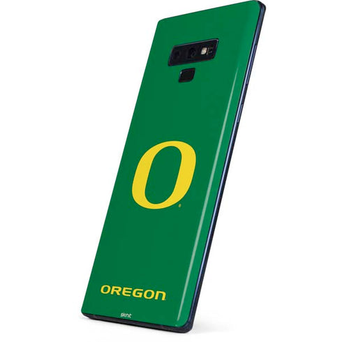 University of Oregon Yellow O on Green Galaxy Note 9 Skin
