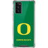 University of Oregon Yellow O on Green Galaxy Note20 5G Clear Case