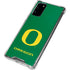 University of Oregon Yellow O on Green Galaxy Note20 5G Clear Case