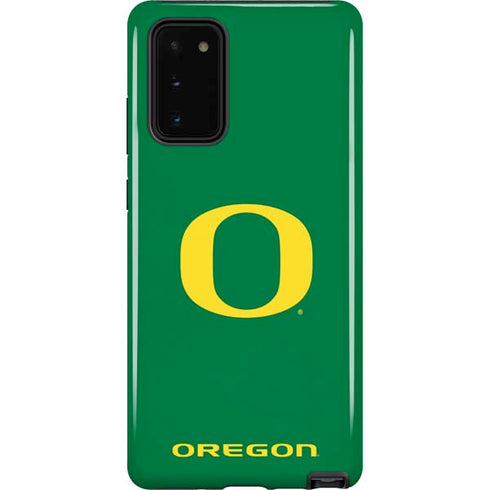 University of Oregon Yellow O on Green Galaxy Note20 5G Pro Case