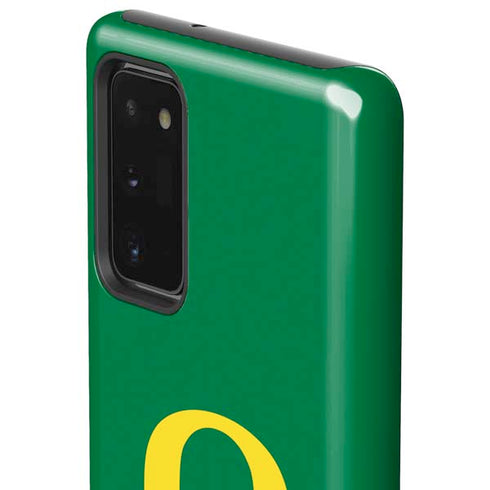 University of Oregon Yellow O on Green Galaxy Note20 5G Pro Case