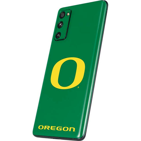 University of Oregon Yellow O on Green Galaxy S20 Fan Edition Skin