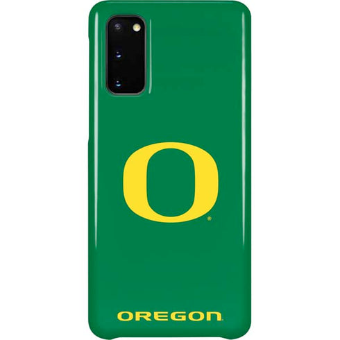 University of Oregon Yellow O on Green Galaxy S20 Lite Case