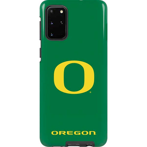 University of Oregon Yellow O on Green Galaxy S20 Plus Pro Case