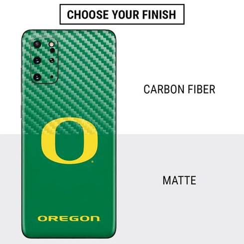 University of Oregon Yellow O on Green Galaxy S20 Plus Skin