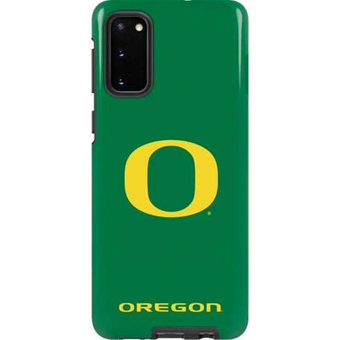 University of Oregon Yellow O on Green Galaxy S20 Pro Case