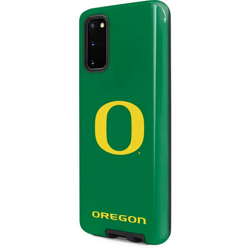 University of Oregon Yellow O on Green Galaxy S20 Pro Case