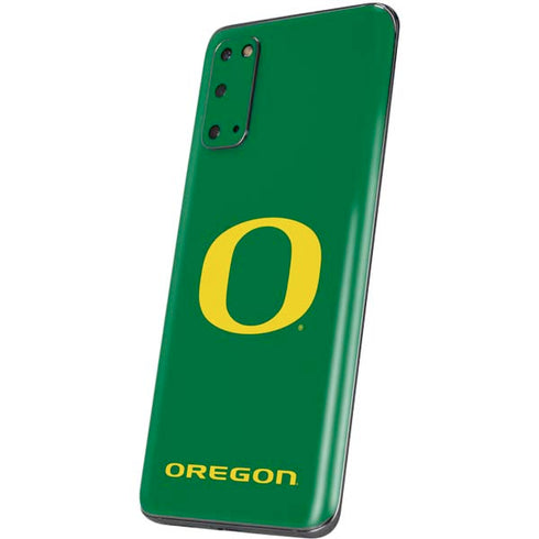 University of Oregon Yellow O on Green Galaxy S20 Skin