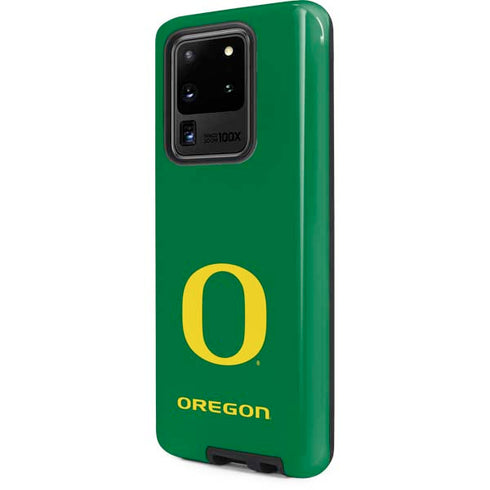 University of Oregon Yellow O on Green Galaxy S20 Ultra 5G Pro Case