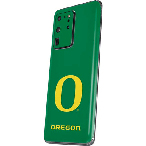 University of Oregon Yellow O on Green Galaxy S20 Ultra 5G Skin
