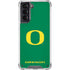 University of Oregon Yellow O on Green Galaxy S21 5G Clear Case