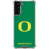 University of Oregon Yellow O on Green Galaxy S21 FE Clear Case