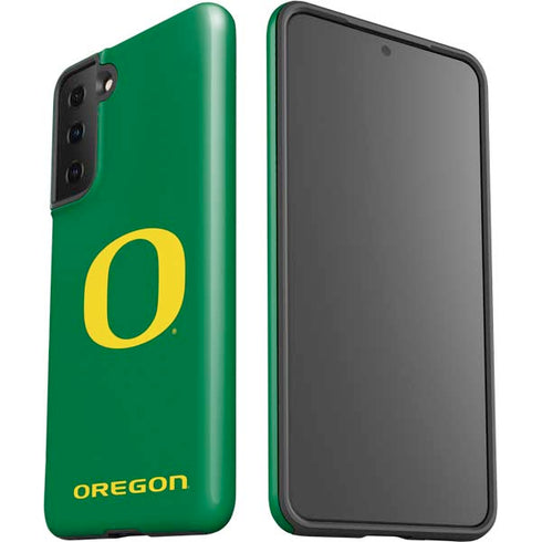 University of Oregon Yellow O on Green Galaxy S21 Plus 5G Pro Case