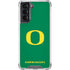 University of Oregon Yellow O on Green Galaxy S22 Clear Case