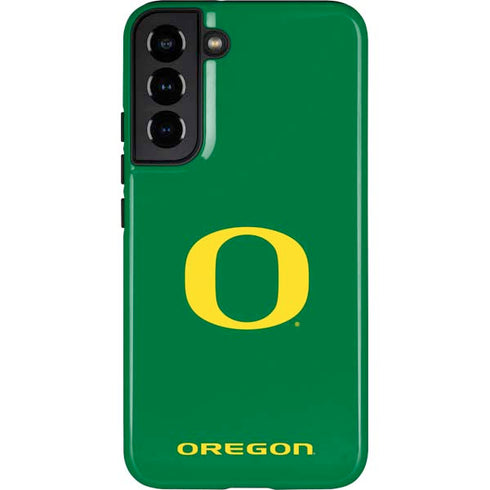 University of Oregon Yellow O on Green Galaxy S22 Plus Pro Case