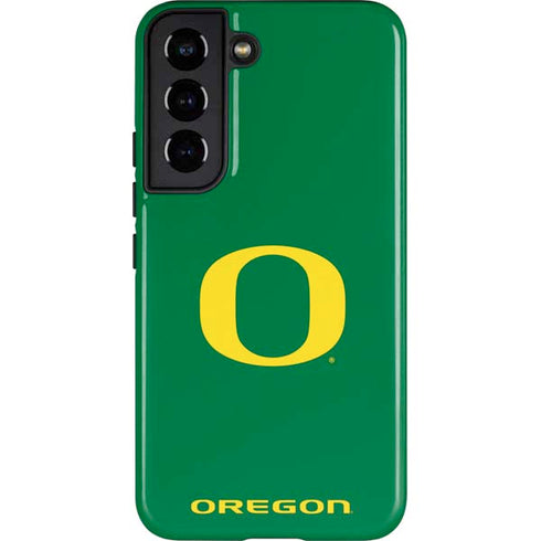 University of Oregon Yellow O on Green Galaxy S22 Pro Case