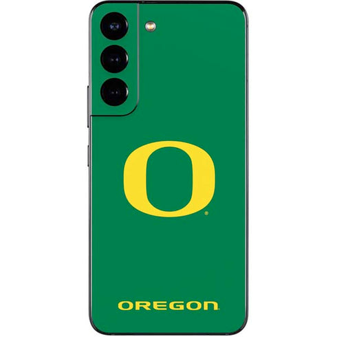 University of Oregon Yellow O on Green Galaxy S22 Skin