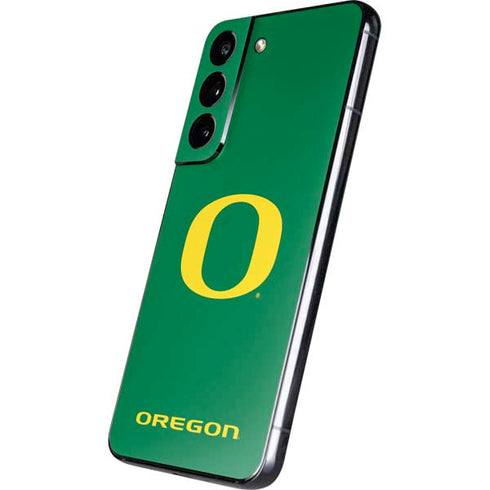 University of Oregon Yellow O on Green Galaxy S22 Skin