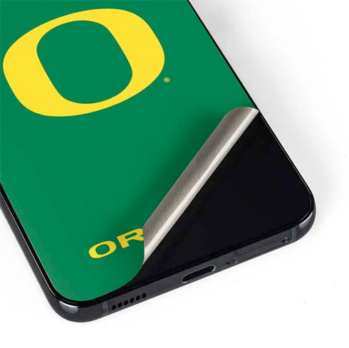 University of Oregon Yellow O on Green Galaxy S22 Skin
