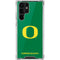 University of Oregon Yellow O on Green Galaxy S22 Ultra Clear Case