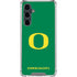 University of Oregon Yellow O on Green Galaxy S23 FE Clear Case