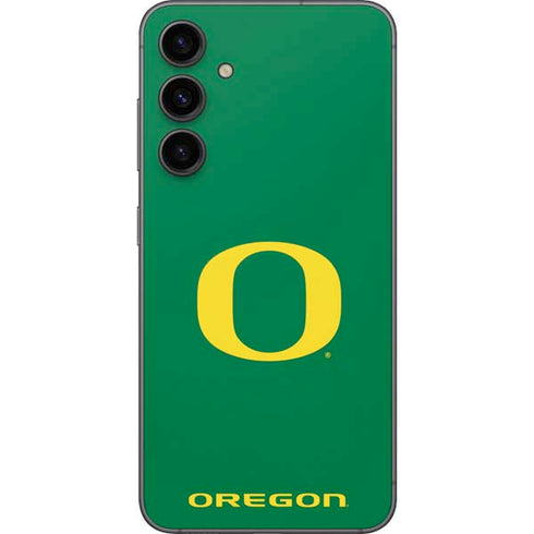 University of Oregon Yellow O on Green Galaxy S23 FE Skin