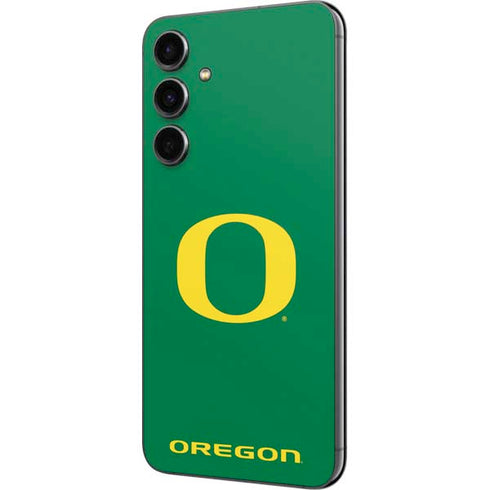 University of Oregon Yellow O on Green Galaxy S23 FE Skin
