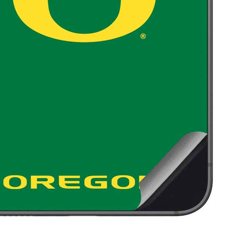 University of Oregon Yellow O on Green Galaxy S23 FE Skin