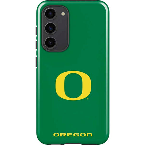University of Oregon Yellow O on Green Galaxy S23 Plus Pro Case