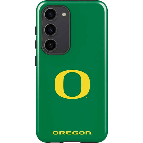 University of Oregon Yellow O on Green Galaxy S23 Pro Case