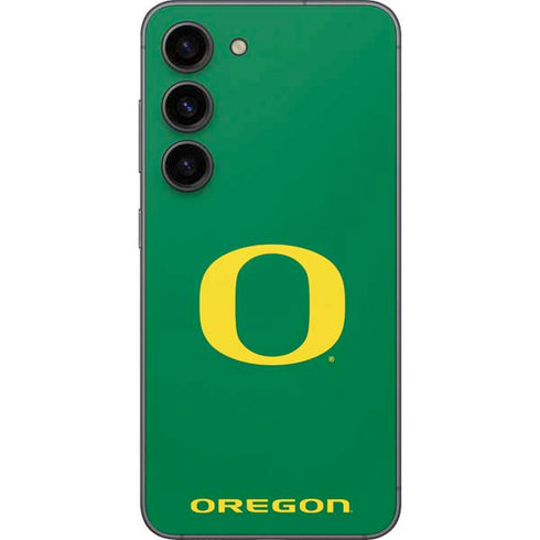 University of Oregon Yellow O on Green Galaxy S23 Skin