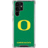 University of Oregon Yellow O on Green Galaxy S24 Ultra Clear Case