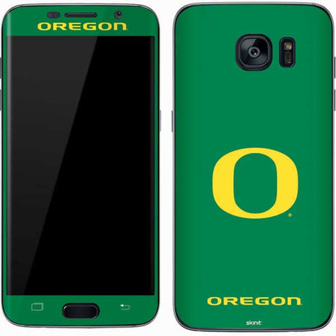 University of Oregon Yellow O on Green Galaxy S7 Skin