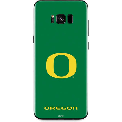 University of Oregon Yellow O on Green Galaxy S8 Plus Skin