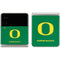 University of Oregon Yellow O on Green Galaxy Z Flip3 5G Skin