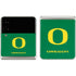 University of Oregon Yellow O on Green Galaxy Z Flip3 5G Skin