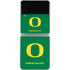 University of Oregon Yellow O on Green Galaxy Z Flip3 5G Skin