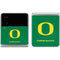 University of Oregon Yellow O on Green Galaxy Z Flip4 5G Skin