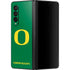University of Oregon Yellow O on Green Galaxy Z Fold3 5G Skin