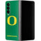 University of Oregon Yellow O on Green Galaxy Z Fold4 5G Skin