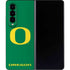 University of Oregon Yellow O on Green Galaxy Z Fold4 5G Skin