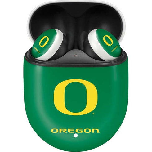 University of Oregon Yellow O on Green Google Pixel Buds Skin