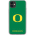 University of Oregon Yellow O on Green iPhone 11 Clear Case
