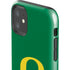 University of Oregon Yellow O on Green iPhone 11 Impact Case