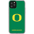 University of Oregon Yellow O on Green iPhone 11 Pro Clear Case