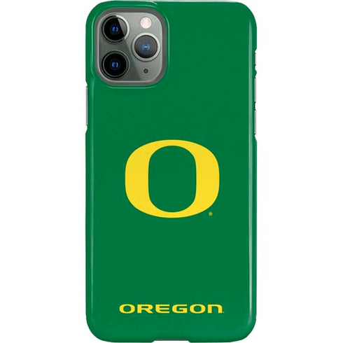 University of Oregon Yellow O on Green iPhone 11 Pro Lite Case