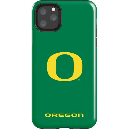 University of Oregon Yellow O on Green iPhone 11 Pro Max Impact Case
