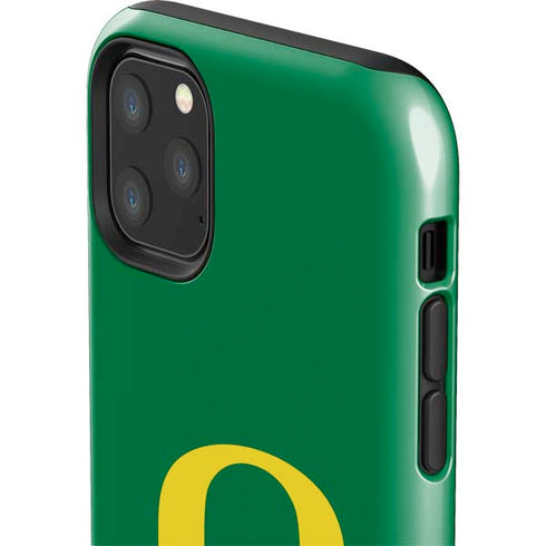 University of Oregon Yellow O on Green iPhone 11 Pro Max Impact Case