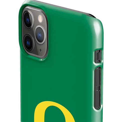 University of Oregon Yellow O on Green iPhone 11 Pro Max Lite Case