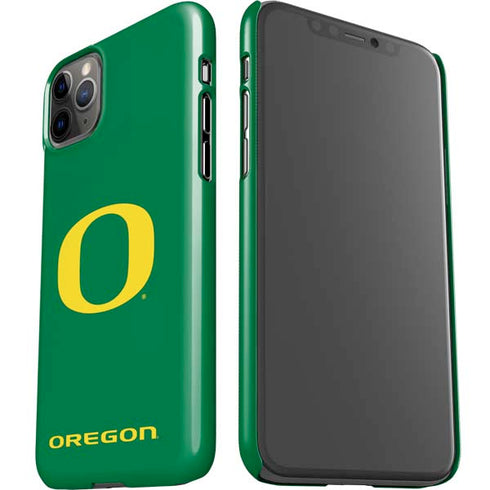 University of Oregon Yellow O on Green iPhone 11 Pro Max Lite Case